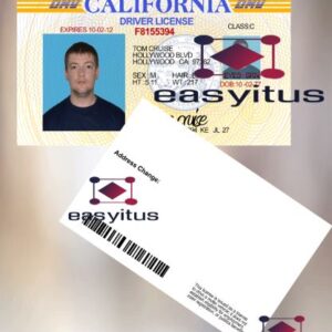California driving license PSD fully editable