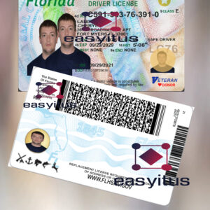 Florida driving license new PSD fully editable