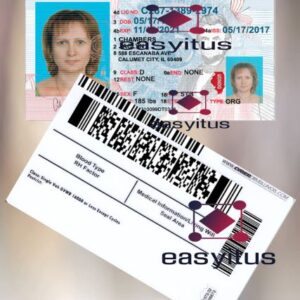 Illinois driving license PSD fully editable
