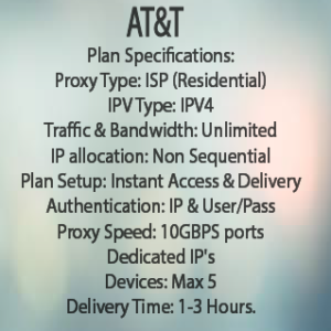AT&T Residential Proxy
