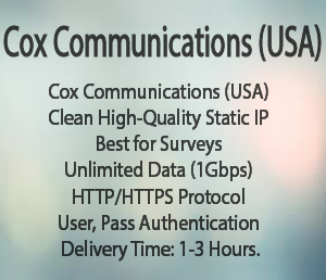 Cox Static IP Proxy