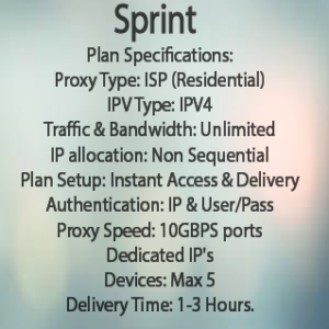 Sprint Residential Proxy