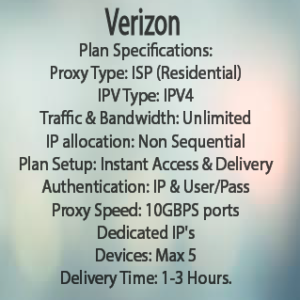 Verizon Residential Proxy