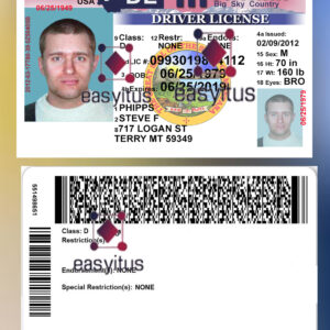 Kansas driving license PSD fully editable