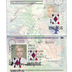 UK Passport fully editable PSD file 2